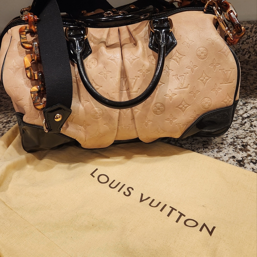 Louis Vuitton Bag Purse Satchel Stephen Cuir Ivory Limited Edition Rare - Picture 7 of 8